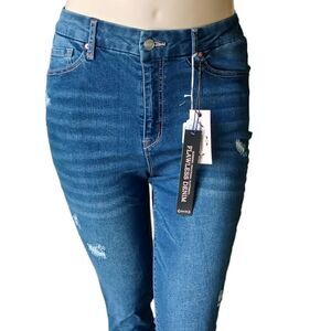 673336...Nanette High Rise Crop Jeans Size 14, W33"  24"Inseam  11"Rise